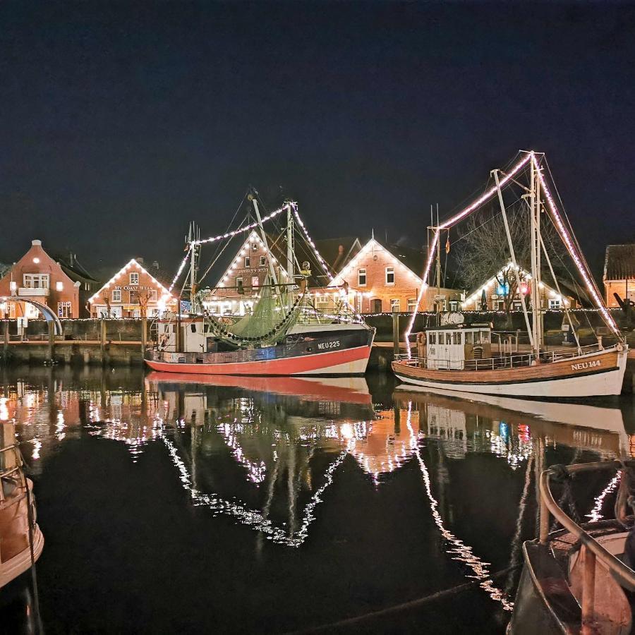 Ferienglueck An Der Nordsee Buche Deine Erdgeschoss-Ferienwohnung Mit Kamin Terrasse Und Eingezaeuntem Garten Fuer Unvergessliche Auszeiten Altfunnixsiel Bagian luar foto